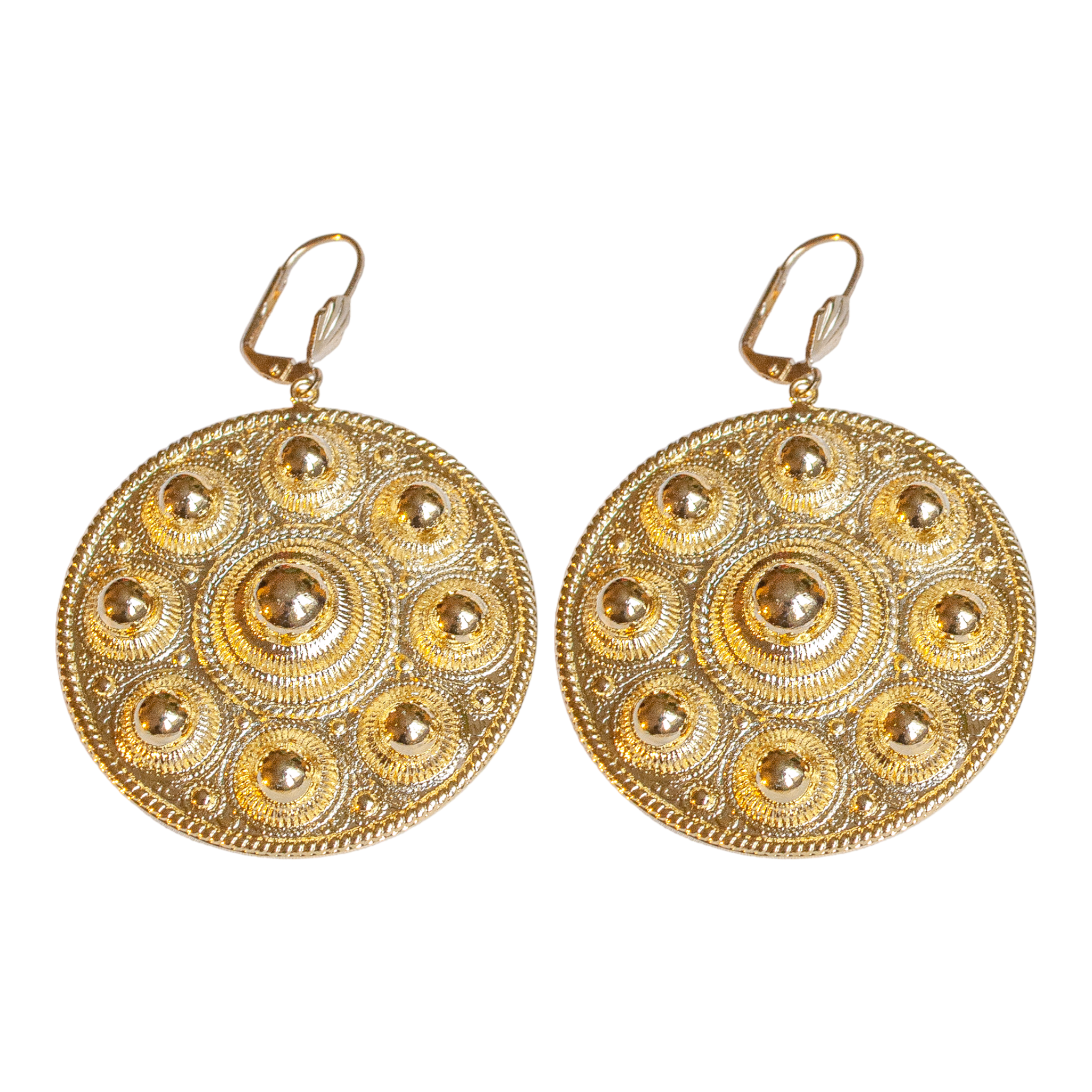 Roma Gold Earrings - Lotta Djossou Paris