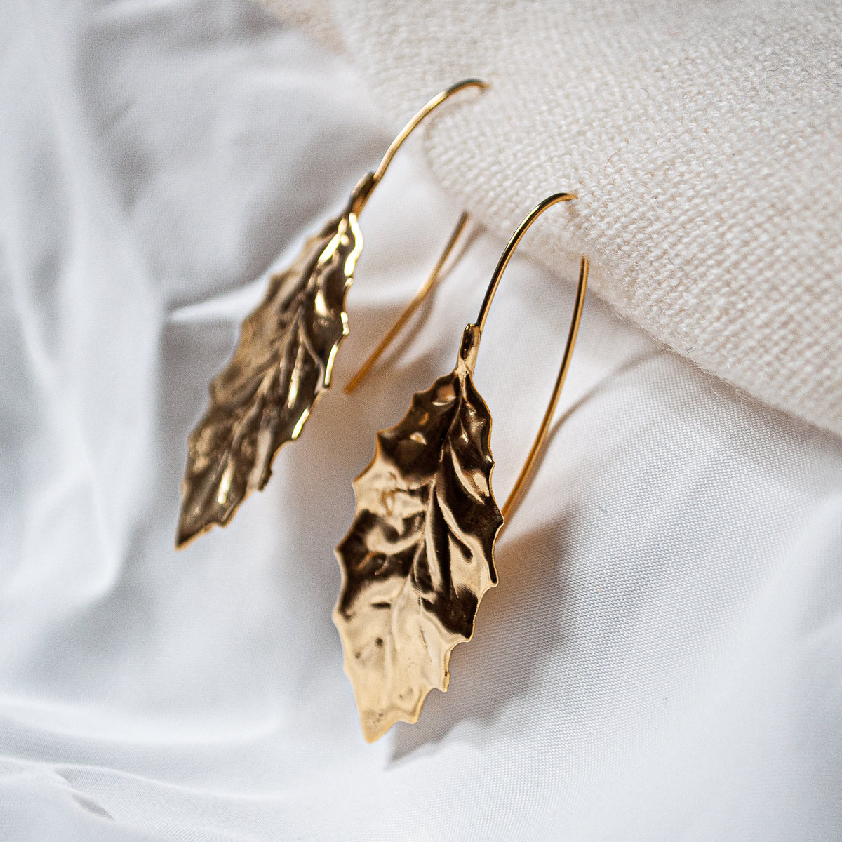 Flora Gold Earrings Lotta Djossou Paris