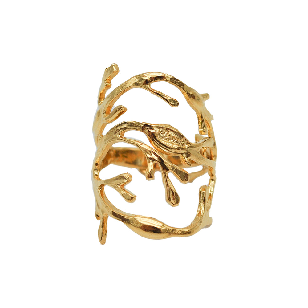 Gold Algue Ring