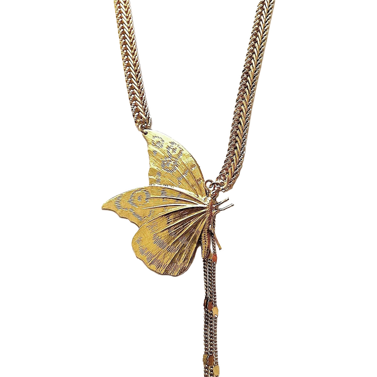 Collier Plastron Ras De Cou Vintage Signé ELIOT - Cuivre Ou Laiton Avec Strass - Bijou Ancien