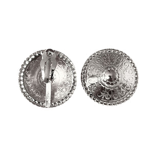 
                  
                    Silver Dome Earrings Clips
                  
                