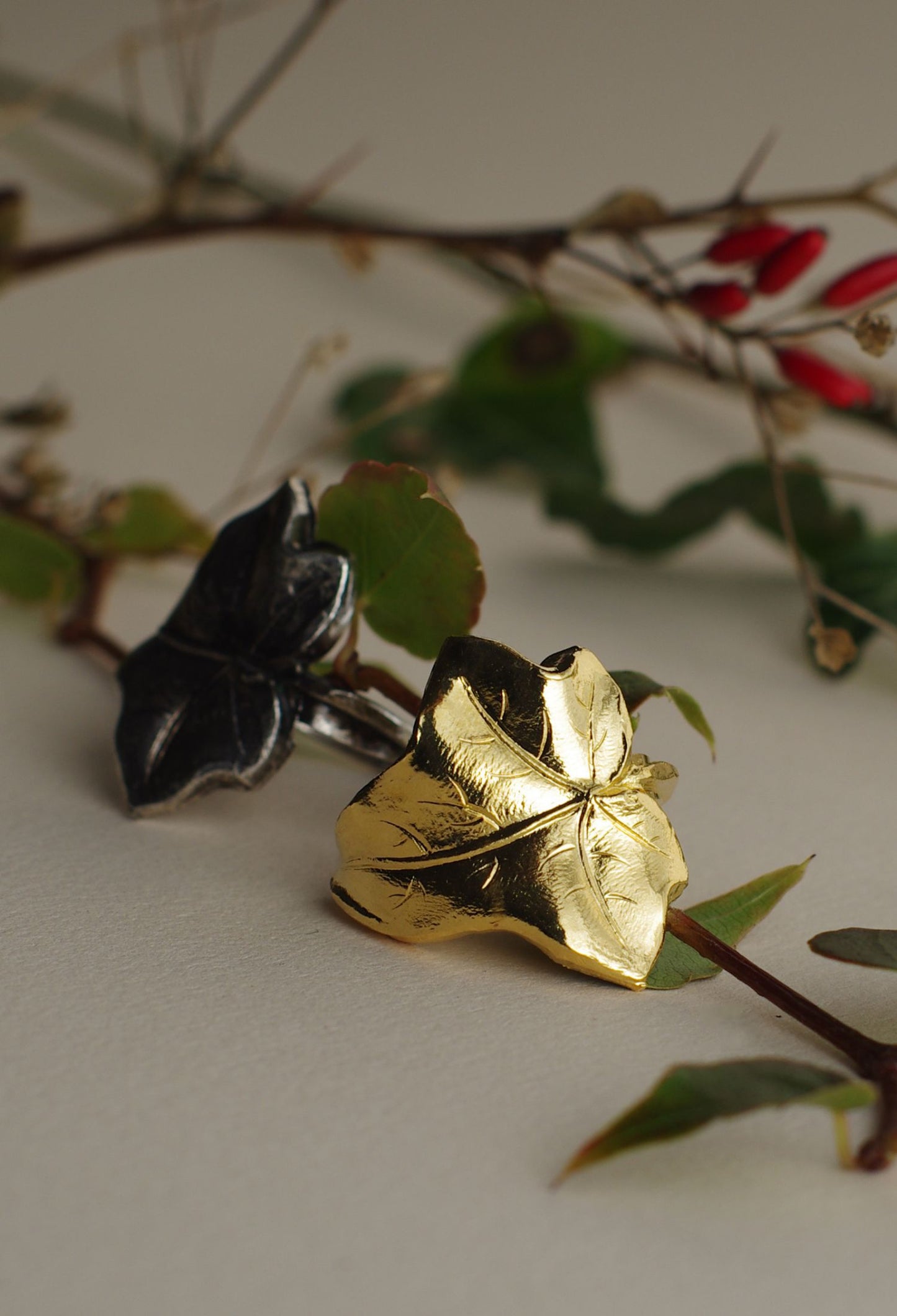 Gold Ivy Ring