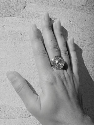 
                  
                    Small Silver Dome Ring
                  
                