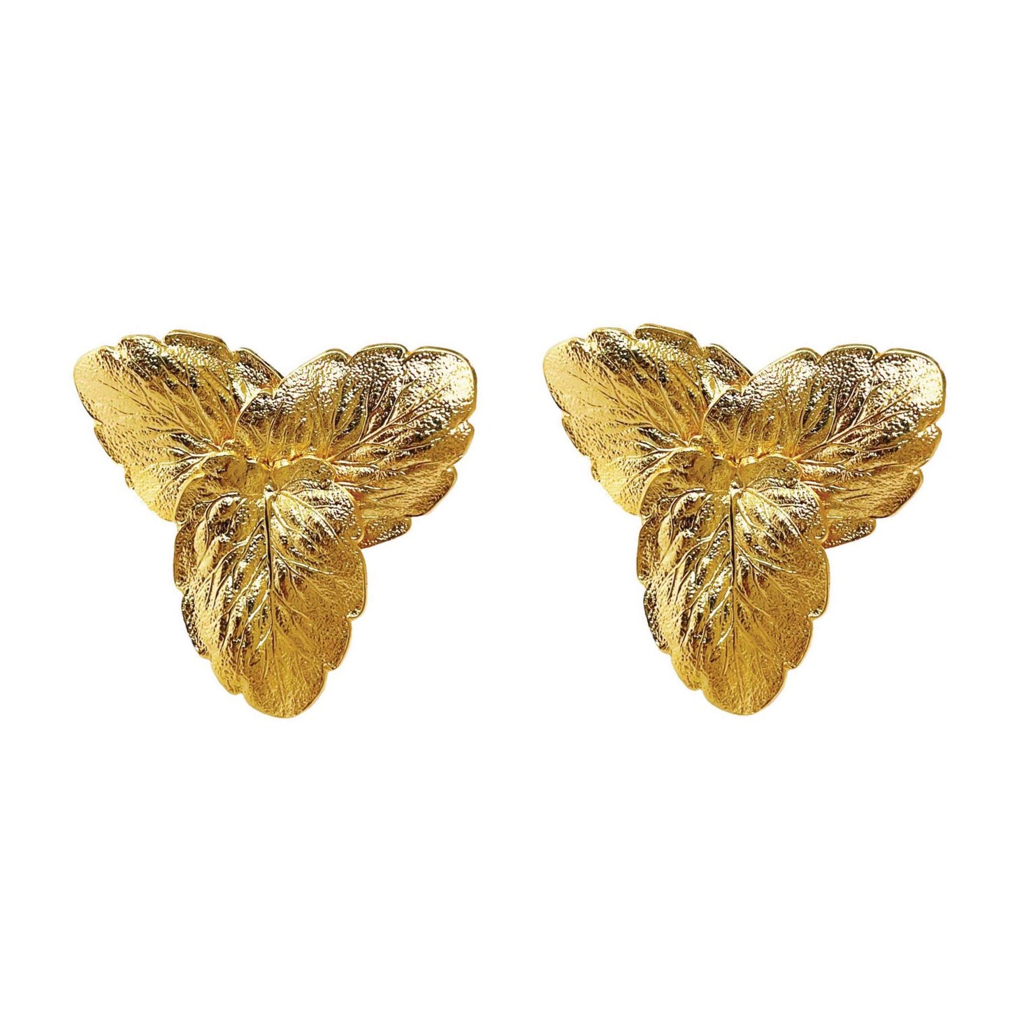 Gold-plated Thya earrings