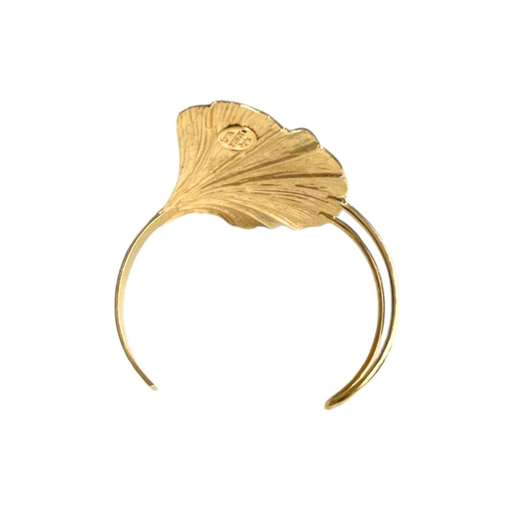 Golden Ginkgo Leaf Bracelet