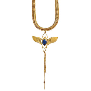 
                  
                    Choker Beetle Gold Lapis Lazuli Blue
                  
                