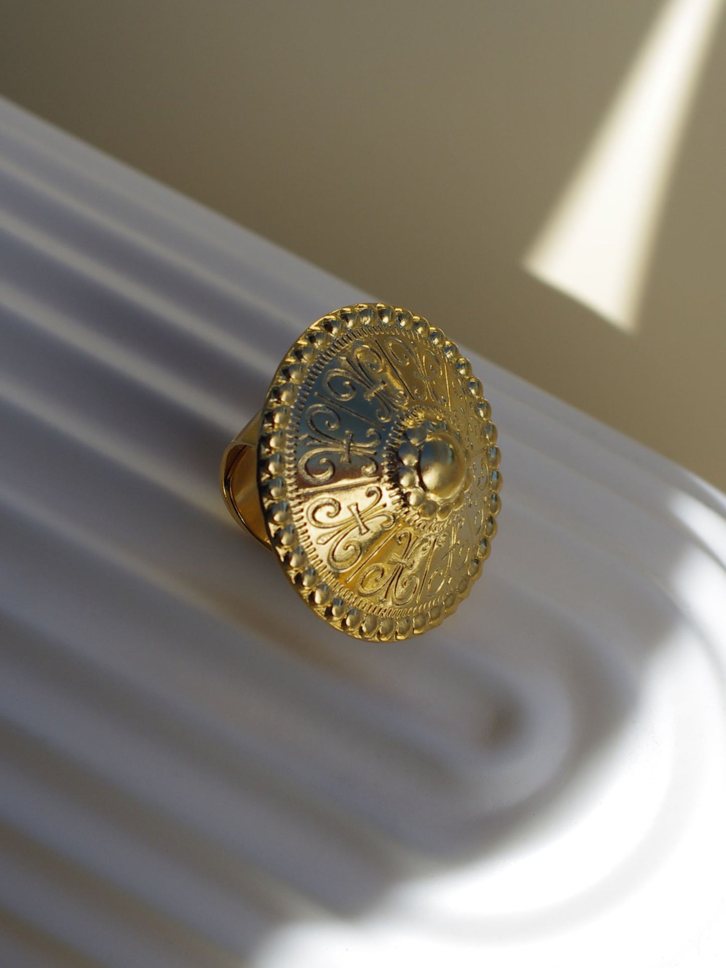Gold Dome Ring