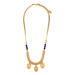 
                  
                    Golden Panther Necklace Blue Lapis Lazuli
                  
                