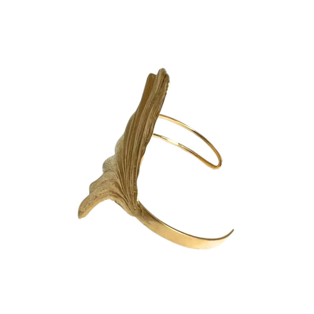 Golden Ginkgo Leaf Bracelet