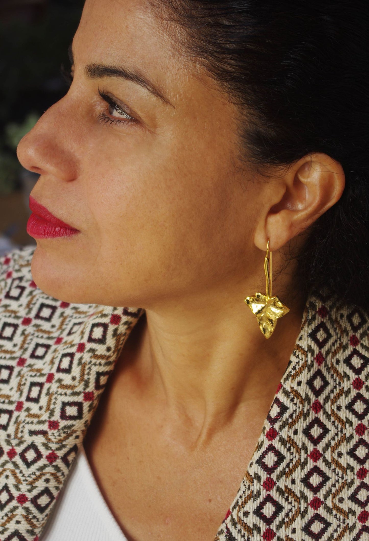 Gold Ivy earrings