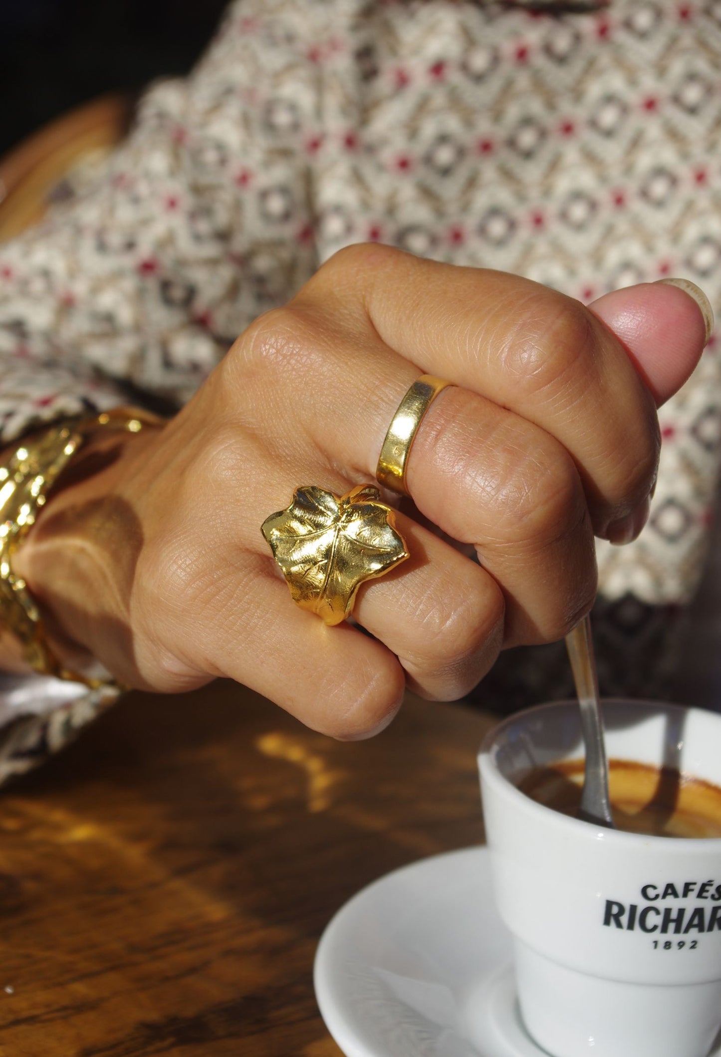 Gold Ivy Ring