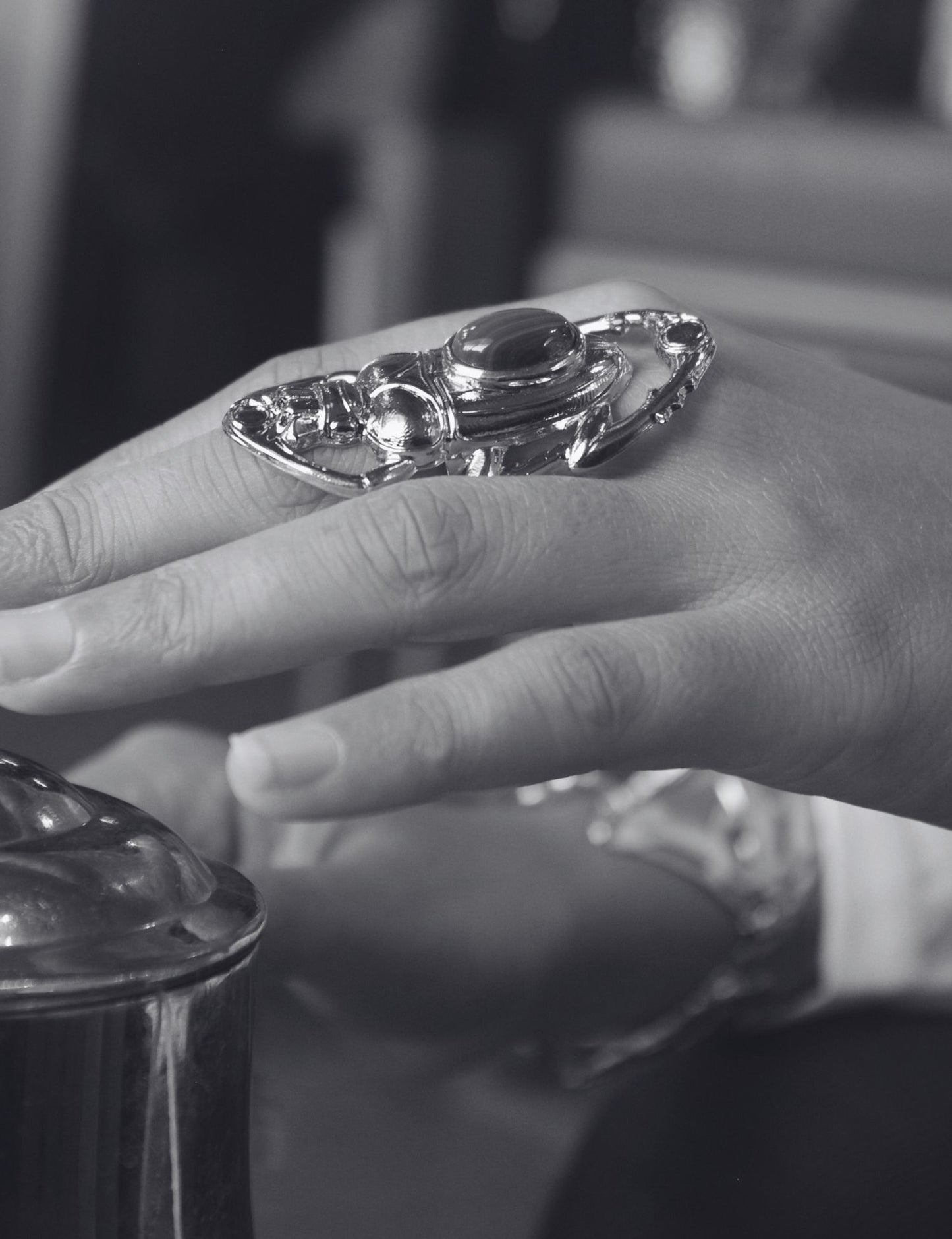 Oscar Gold Tiger Eye Ring