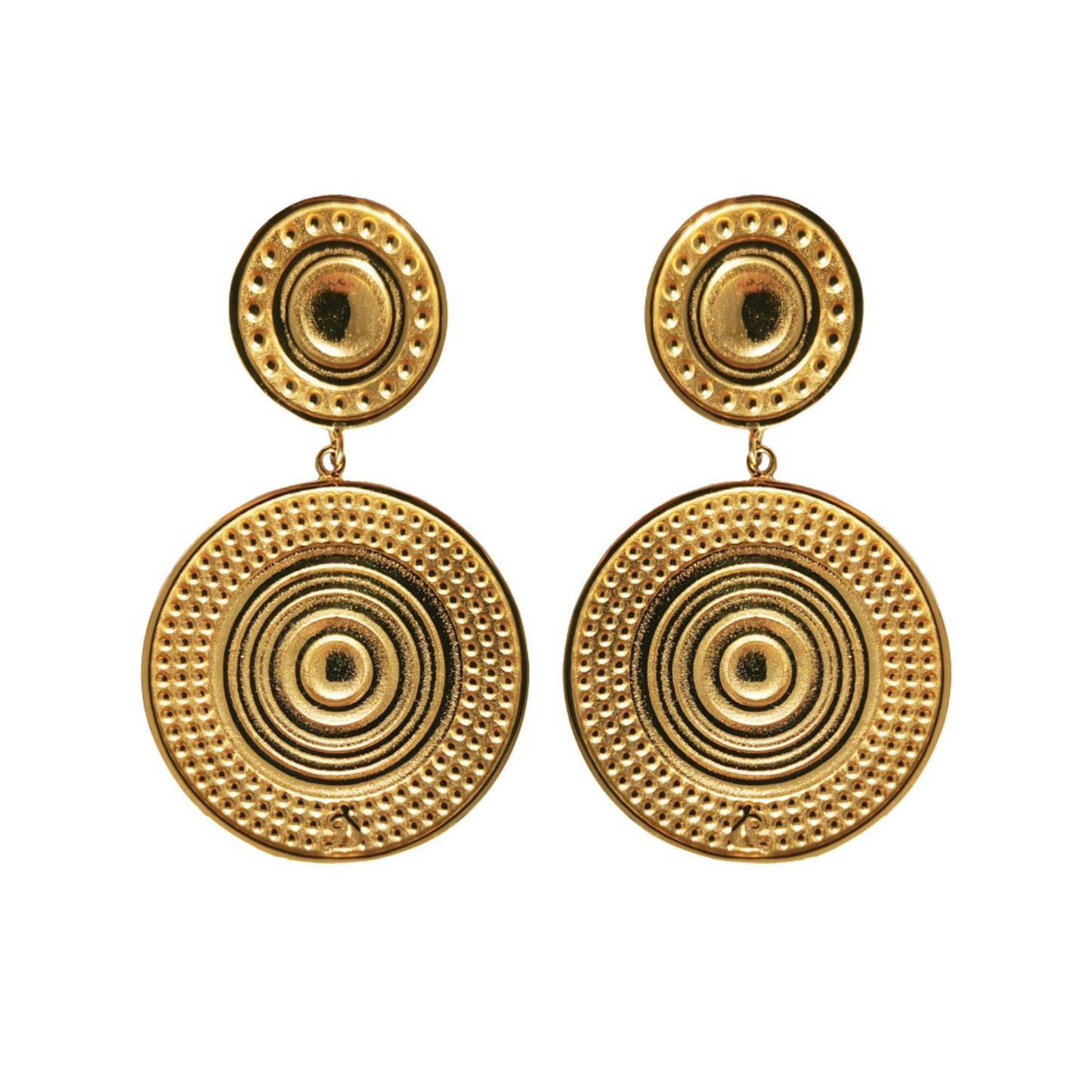 Sahara xxl gold earrings