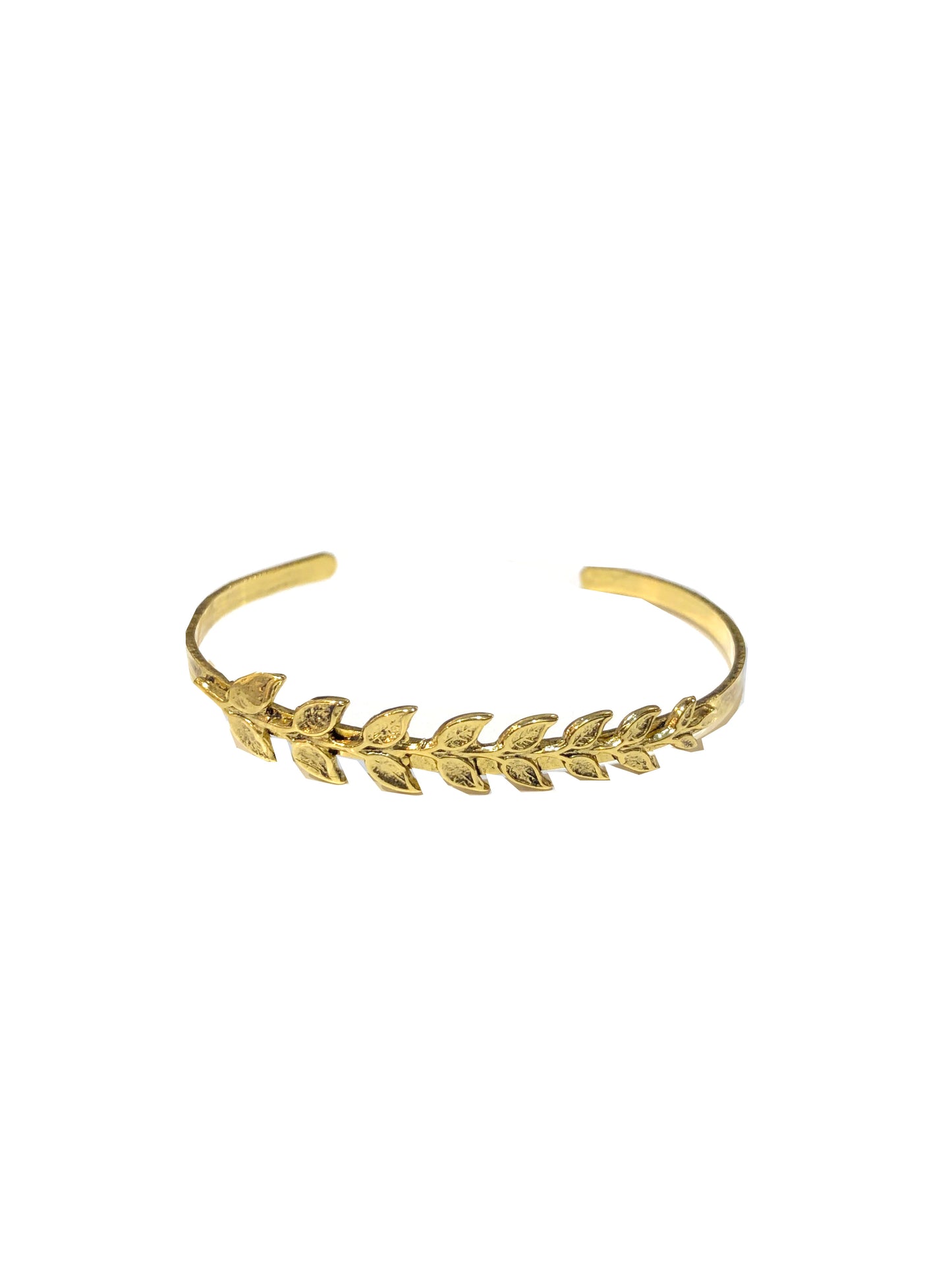 Bracelet doré feuille fine