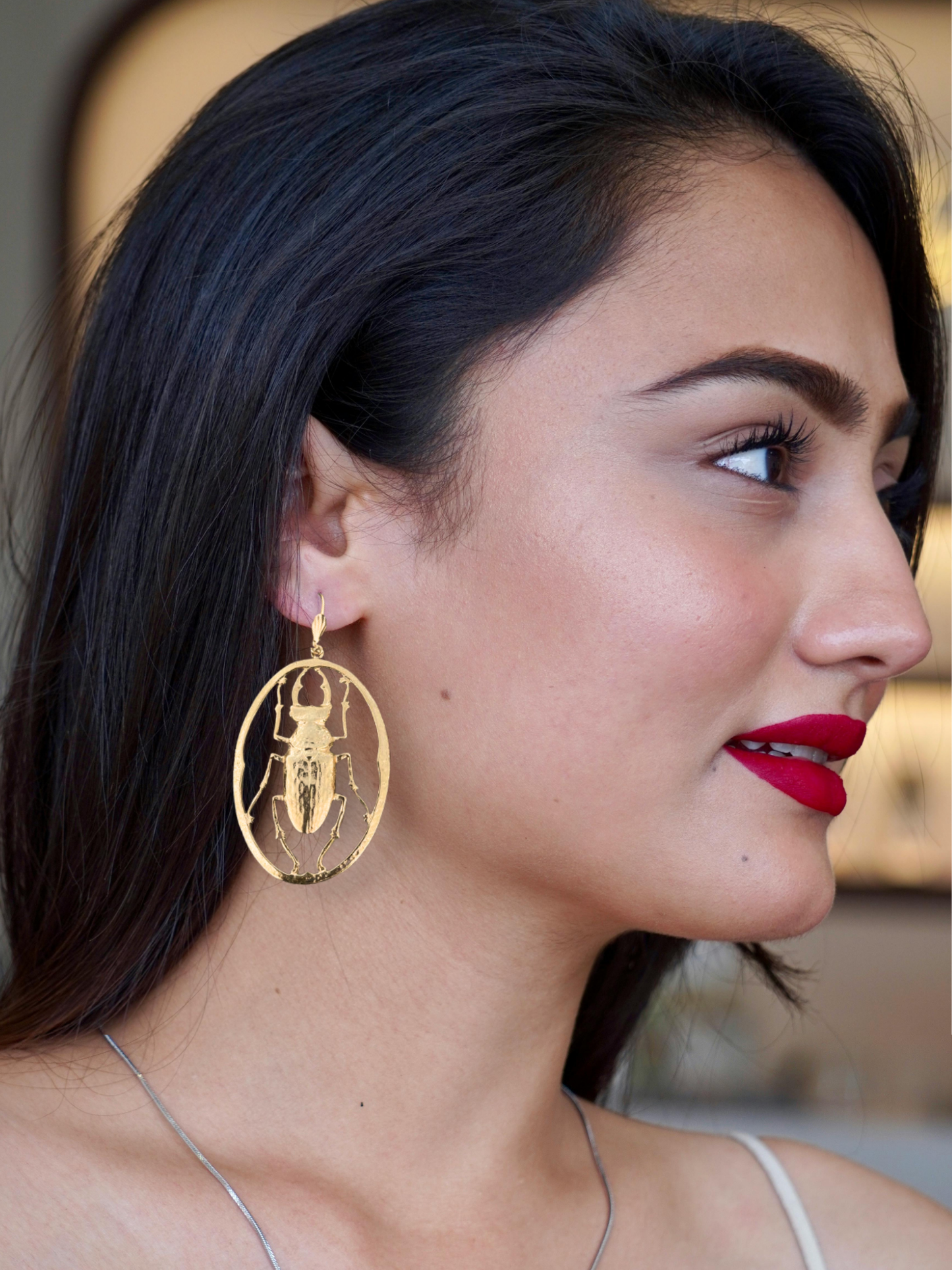 Scarabee Maddie gold earrings