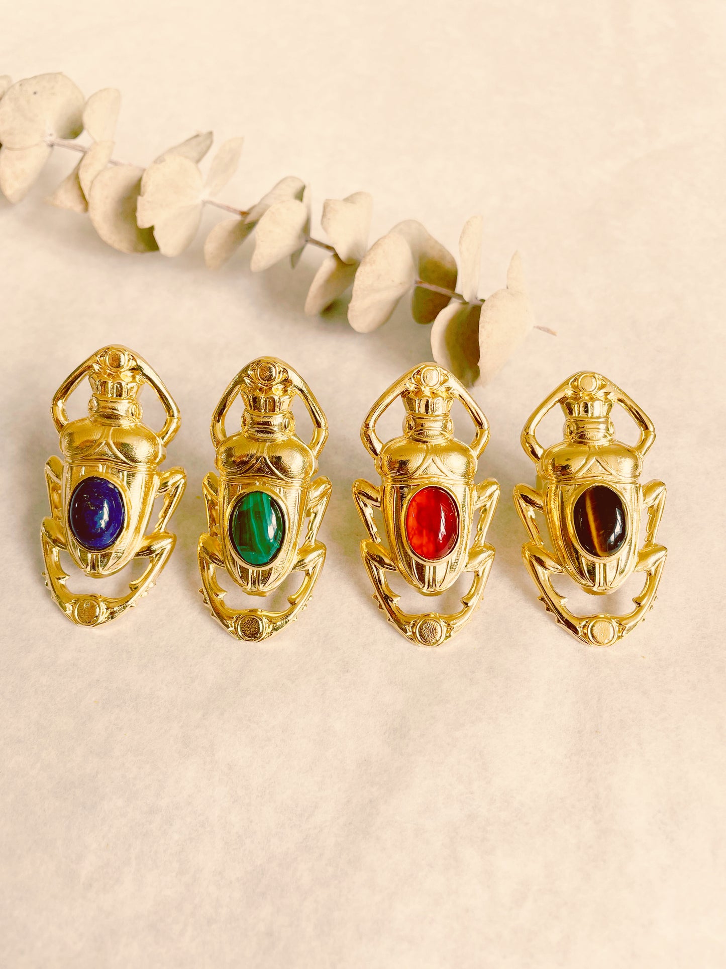 Oscar Gold Tiger Eye Ring