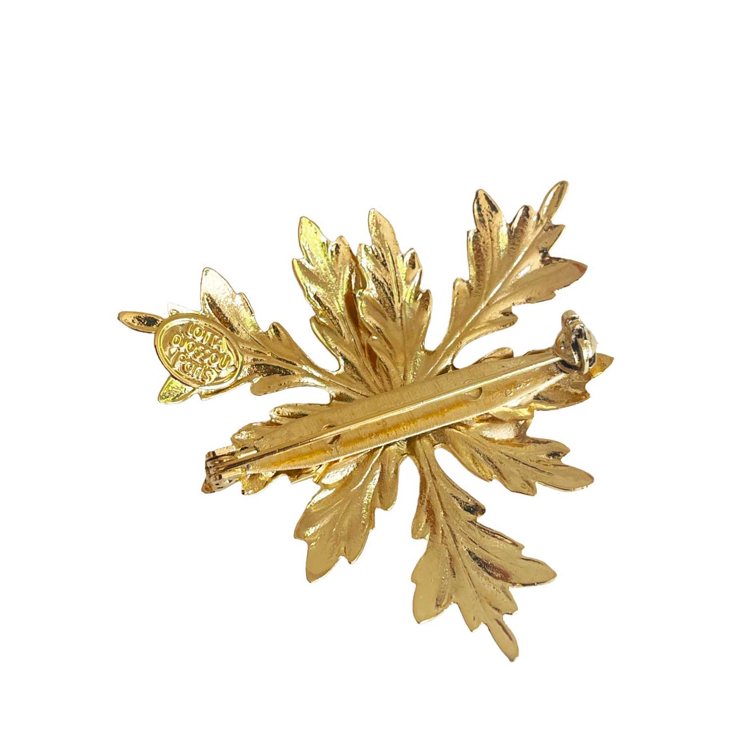 Golden Flake Brooch