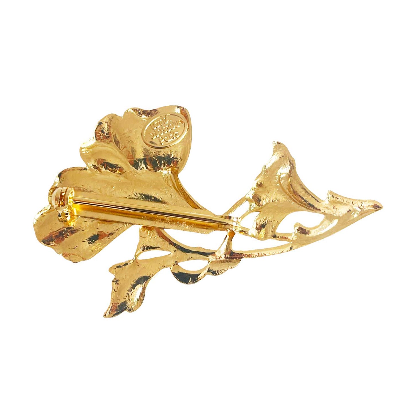 Golden Grand Gingko Brooch