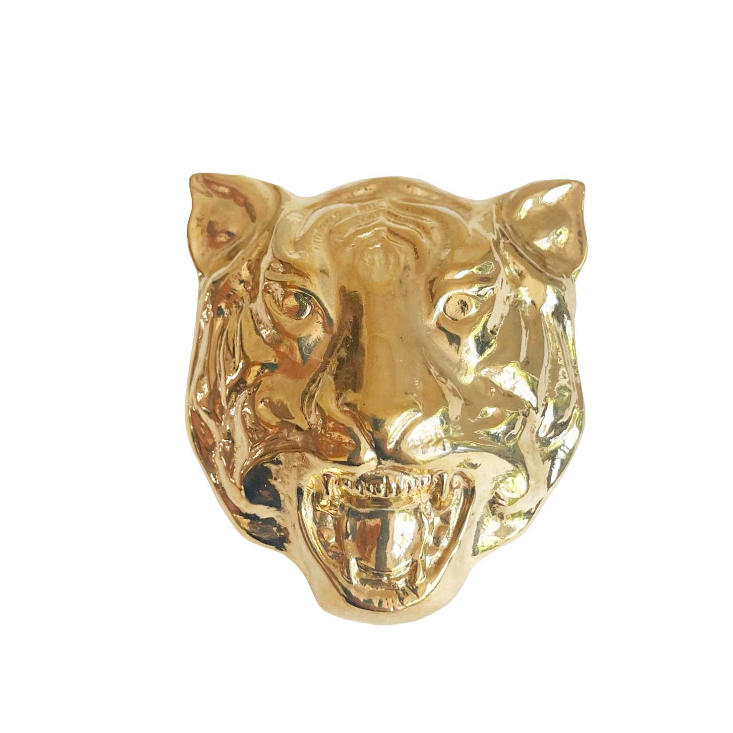 Gold Tiger Brooch