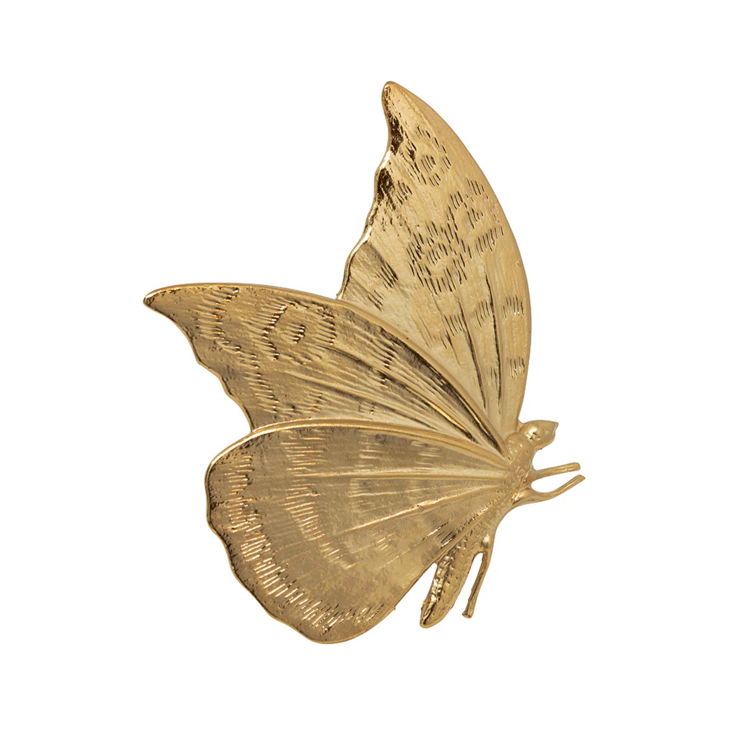 Gold butterfly brooch