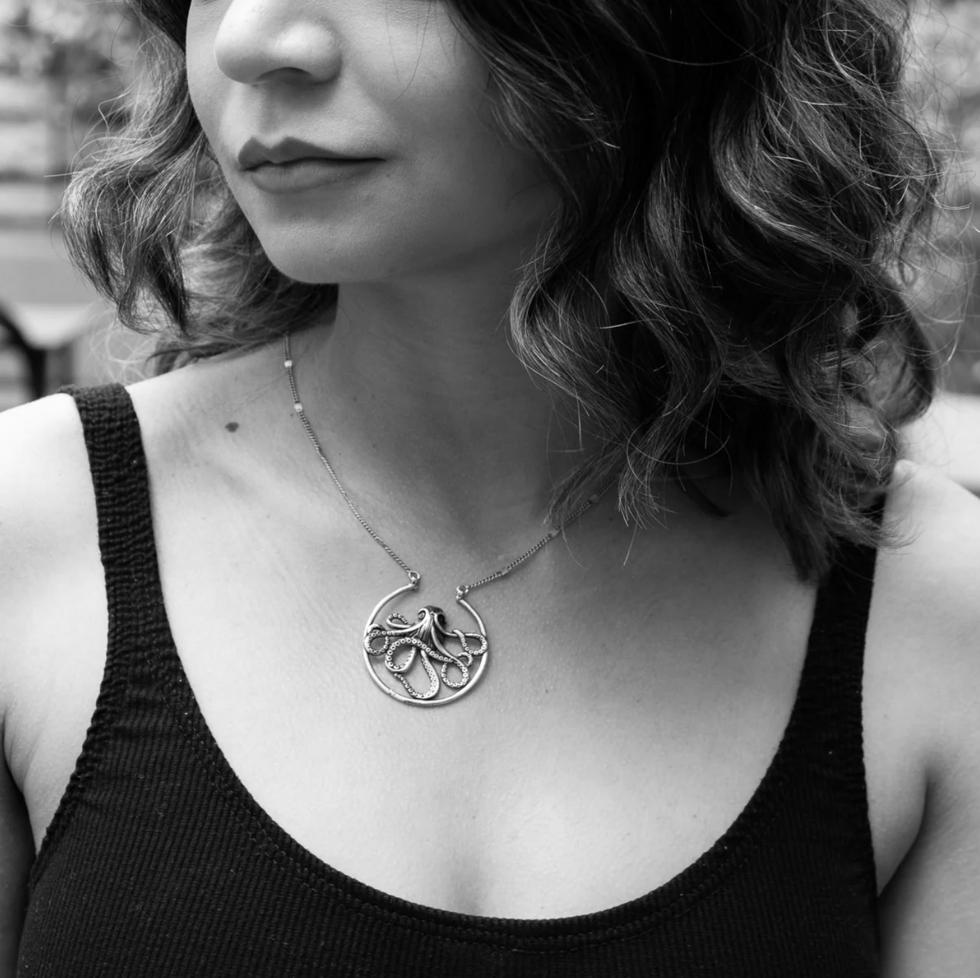 Golden Octopus Necklace