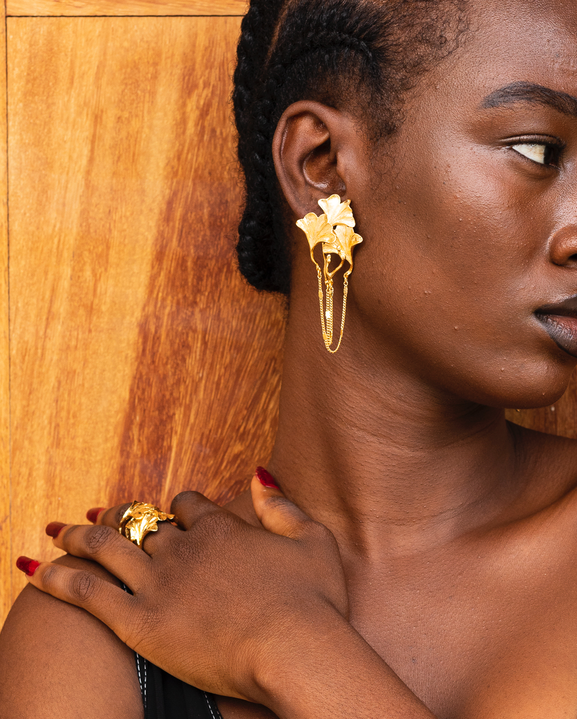 Gilded Tika GinTao Earrings