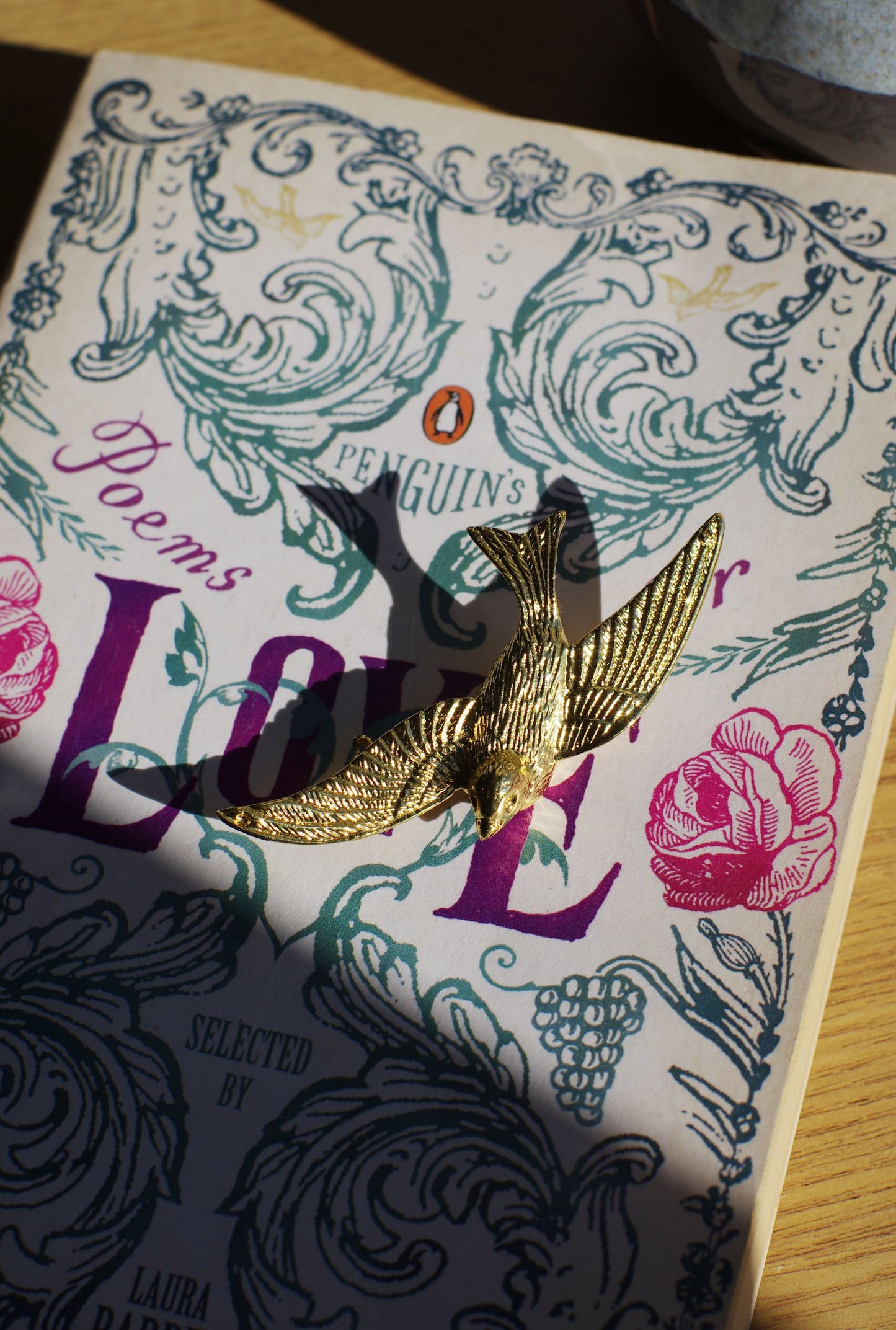 Golden Bird brooches
