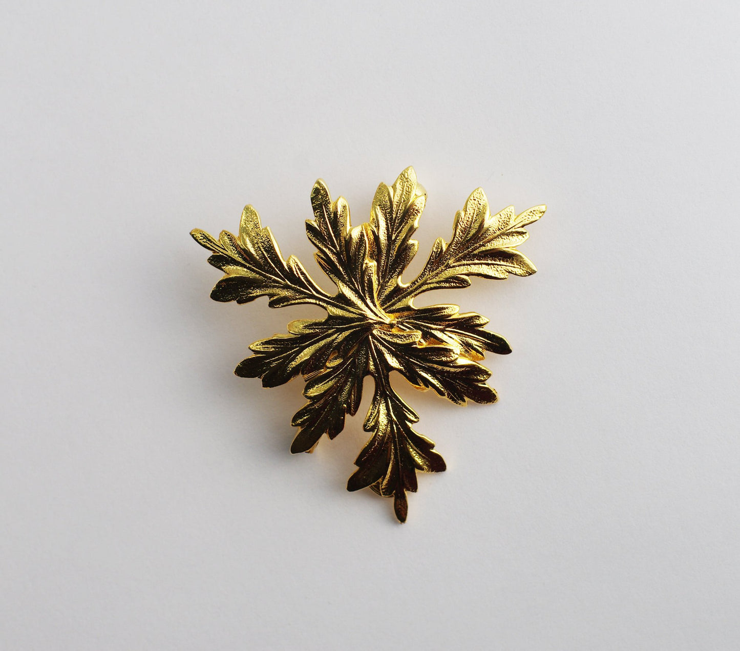 Golden Flake Brooch