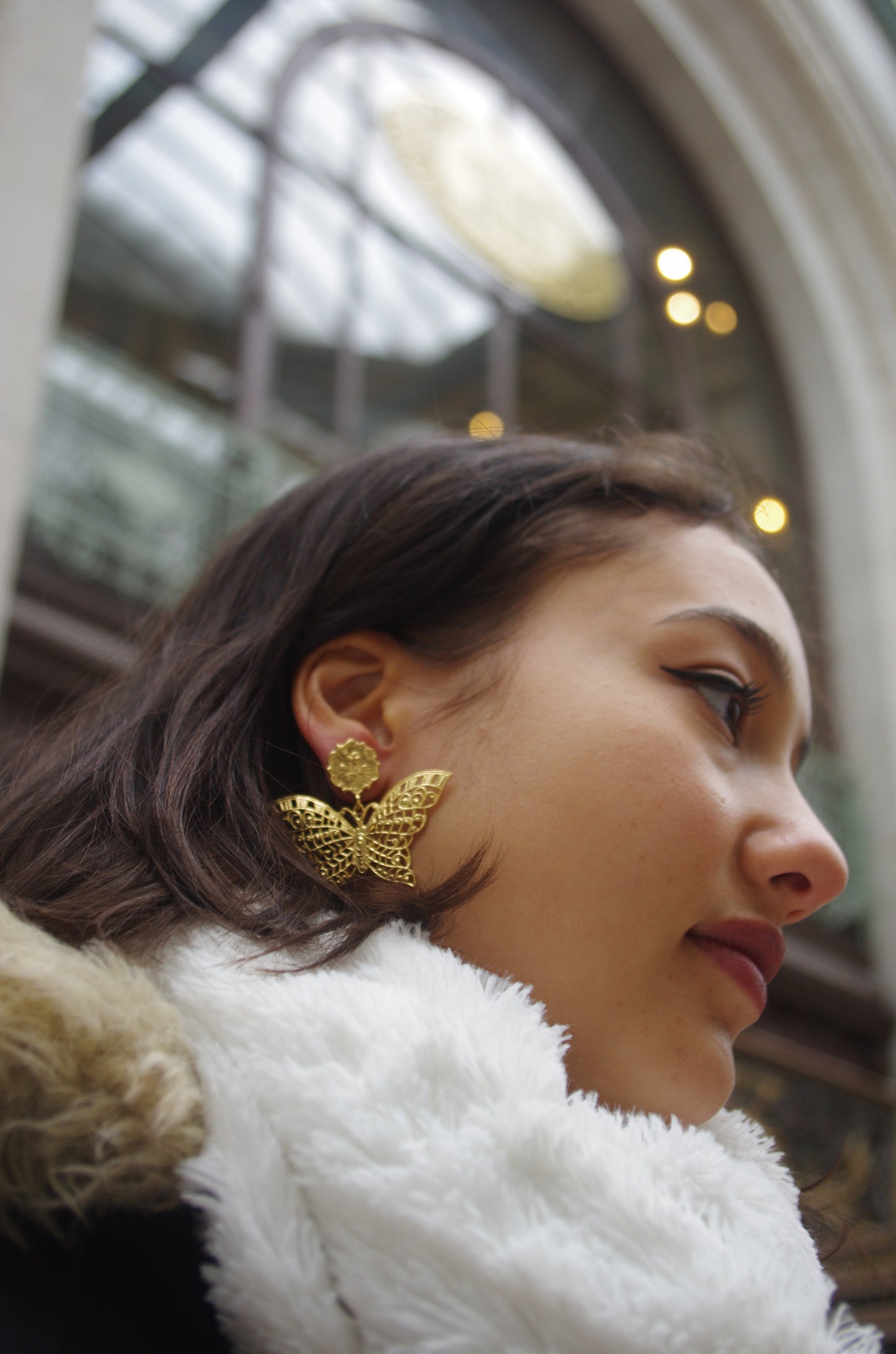 Flow Gold earrings
