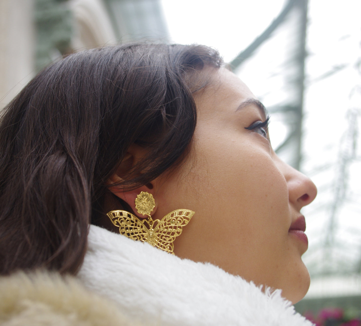 Flow Gold earrings