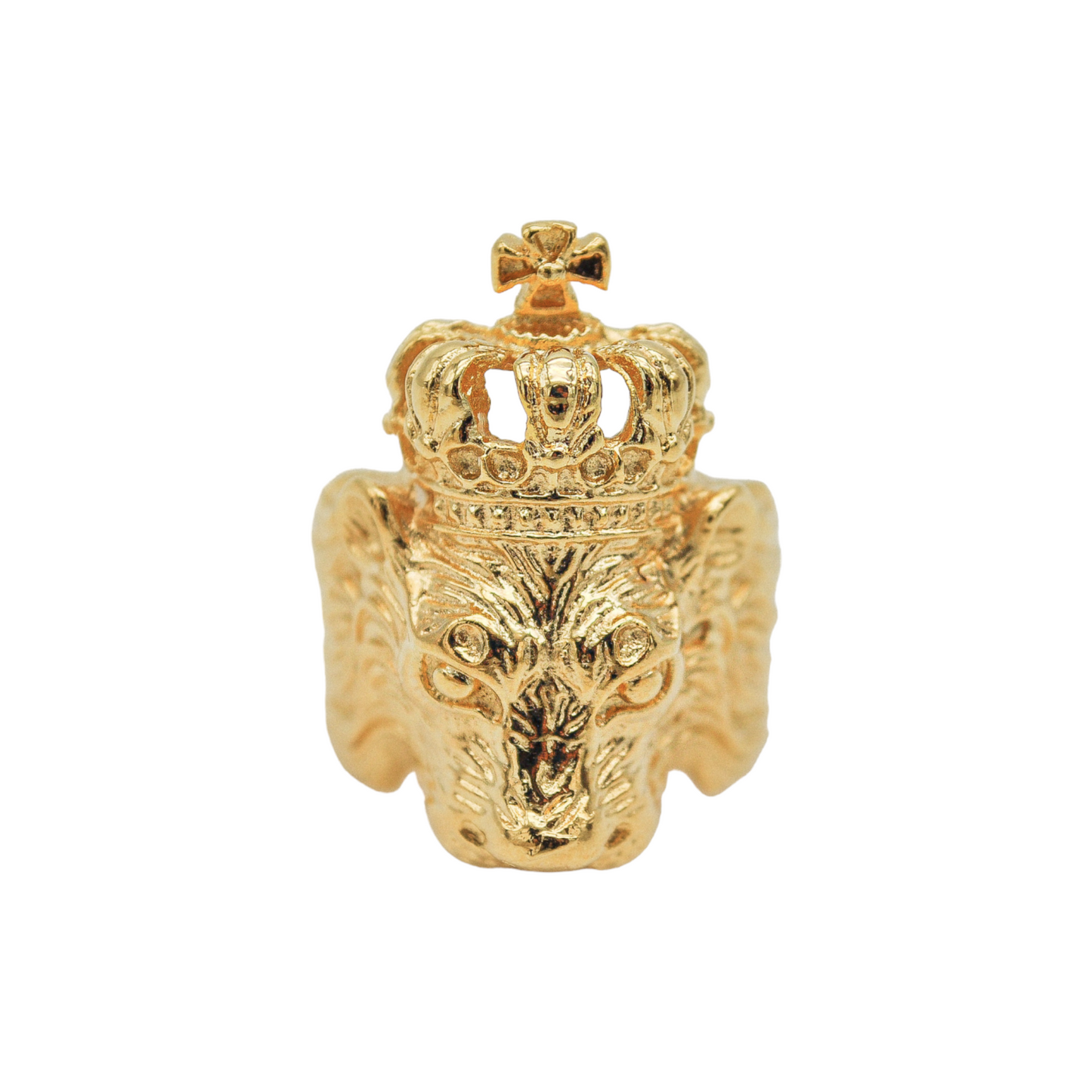 Golden Lion King Ring