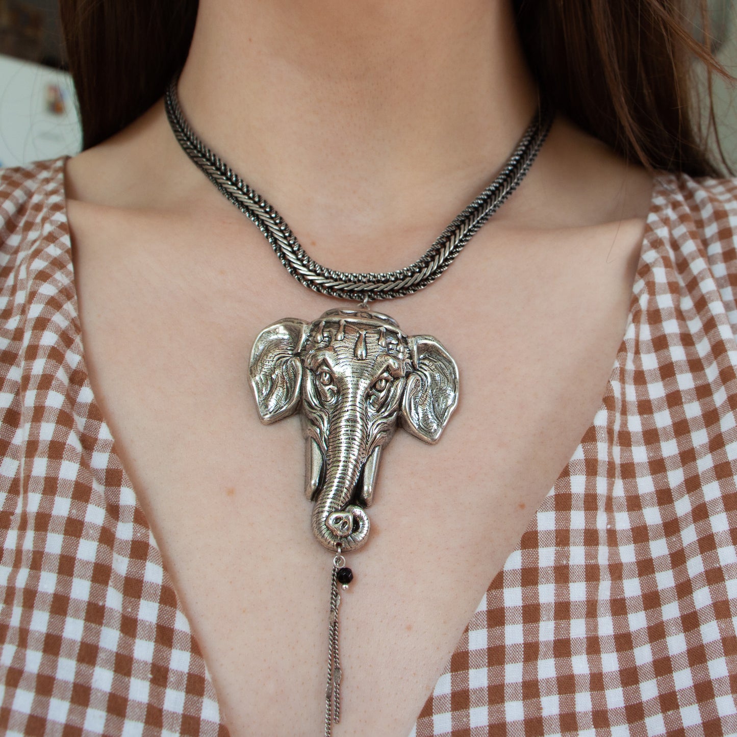 Elephant necklace