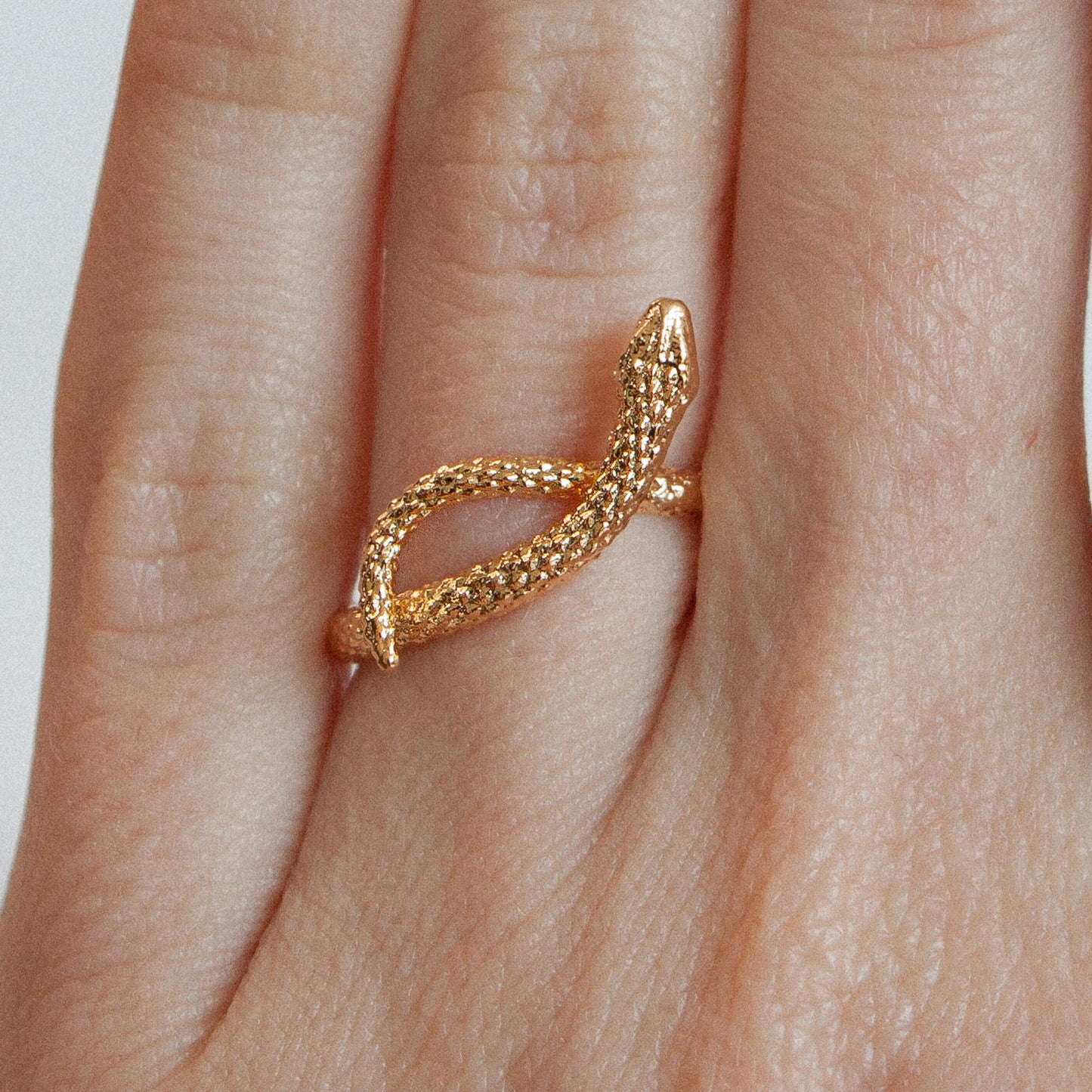 Gold Snake Ring