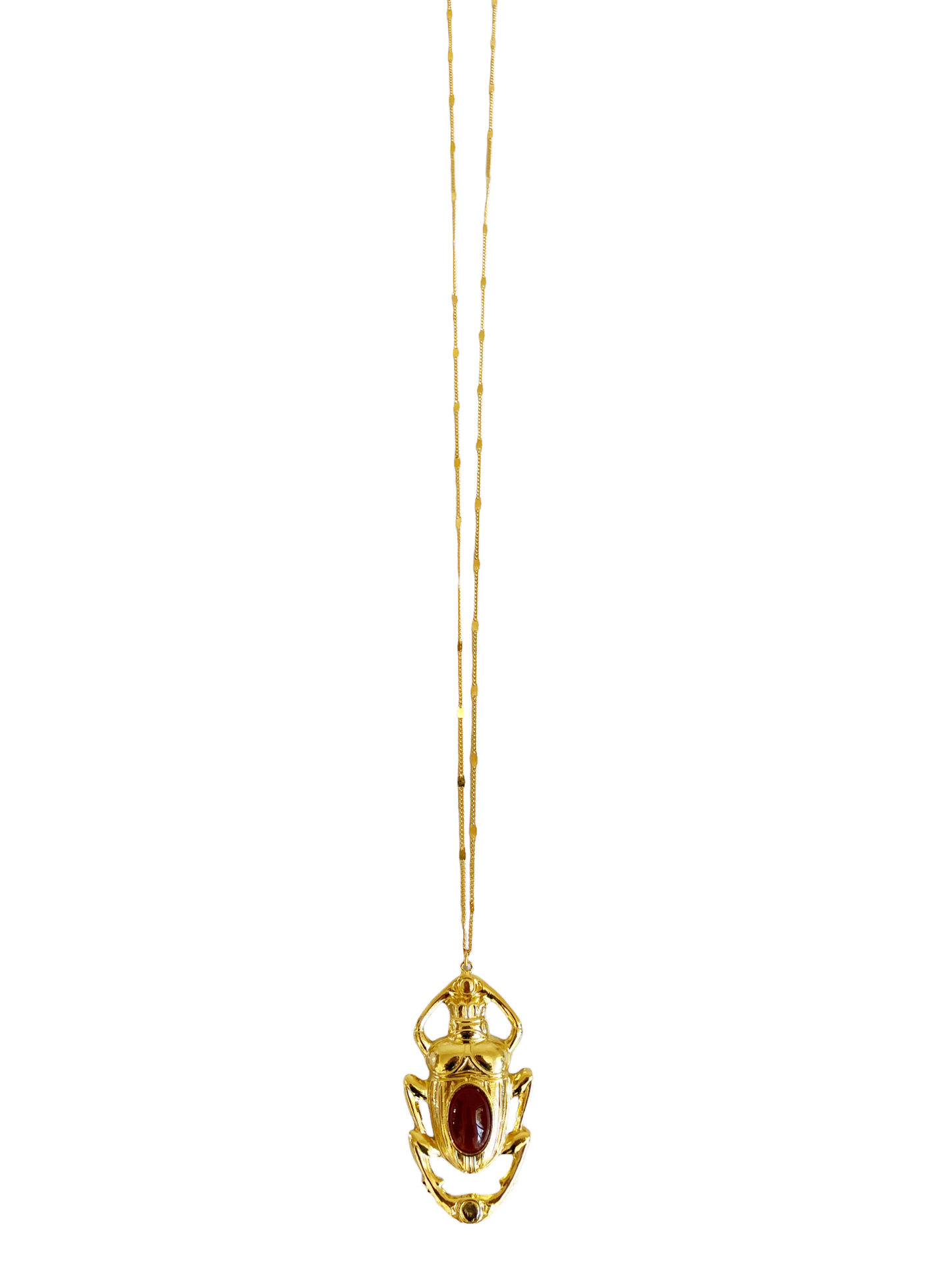 Oscar Doré Carnelian long necklace