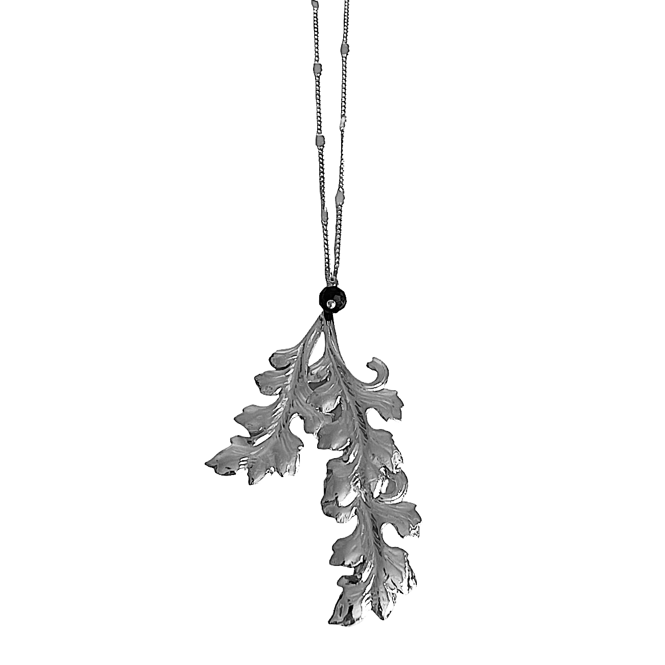 Silver Marly long necklace