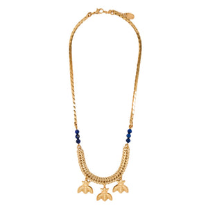 
                  
                    Necklace Bee Golden Lapis Lazuli Blue
                  
                