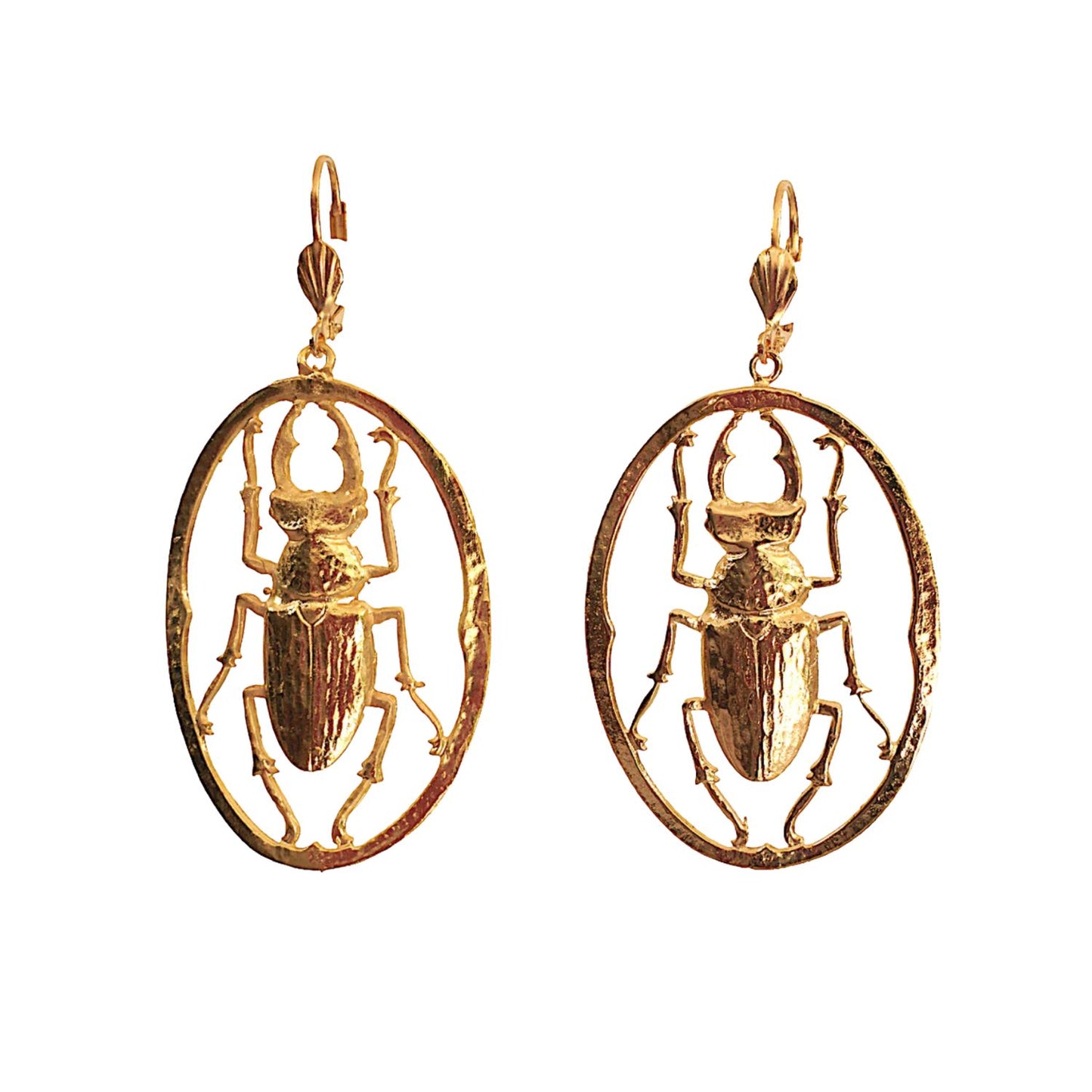 Scarabee Maddie gold earrings