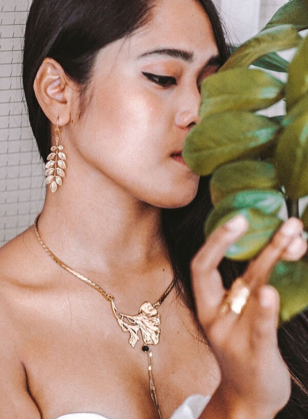 Ginkgo Gin Necklace