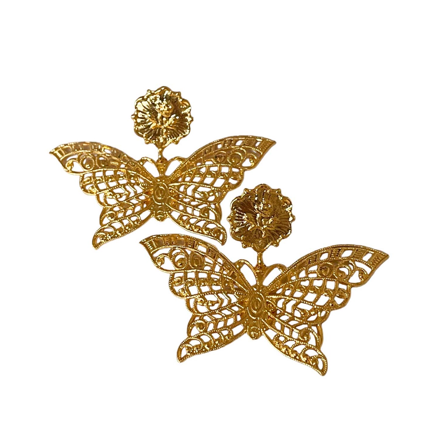 Flow Gold earrings
