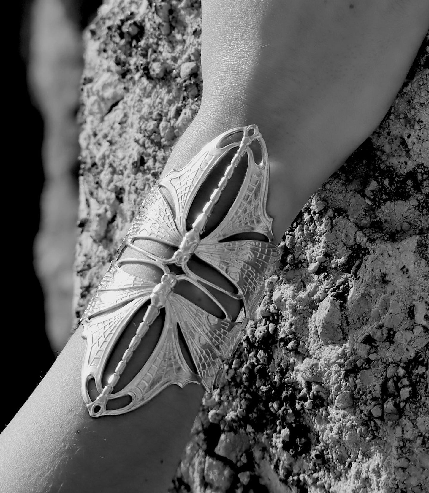Double dragonfly cuff