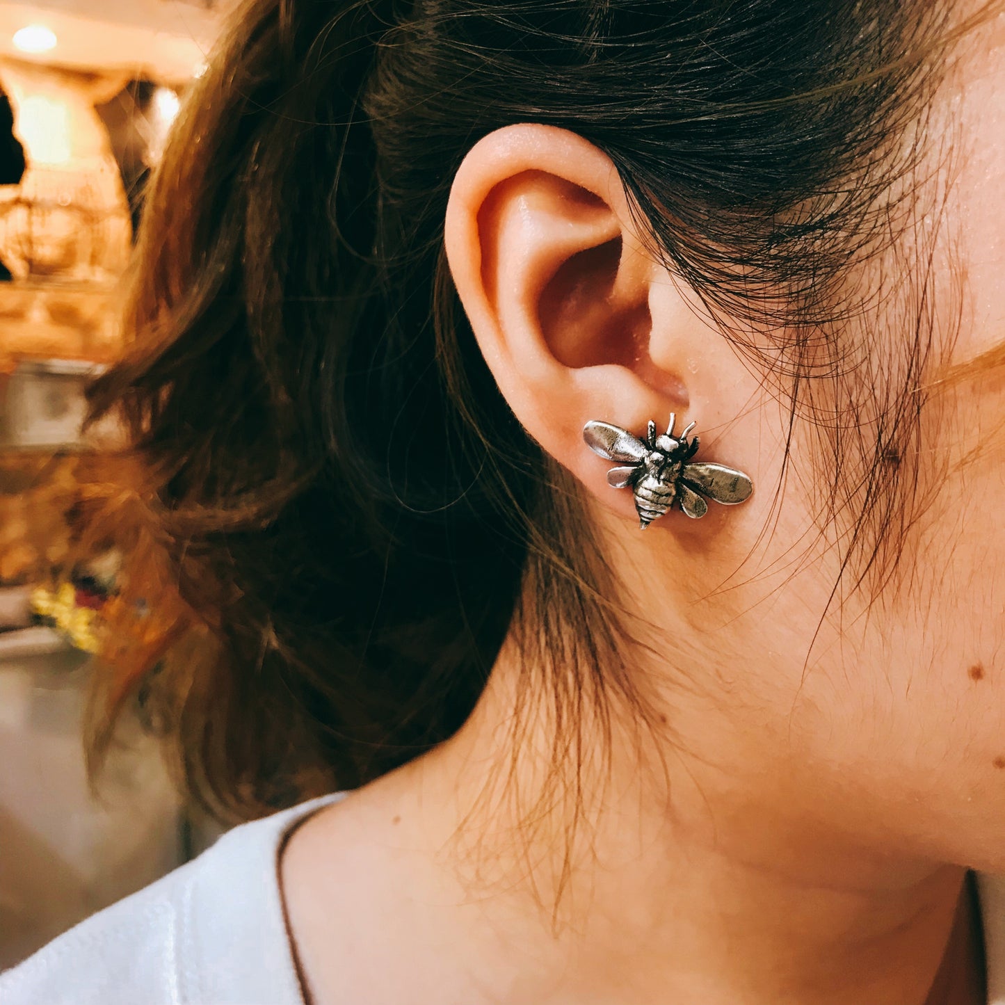 Petite Bee Earrings