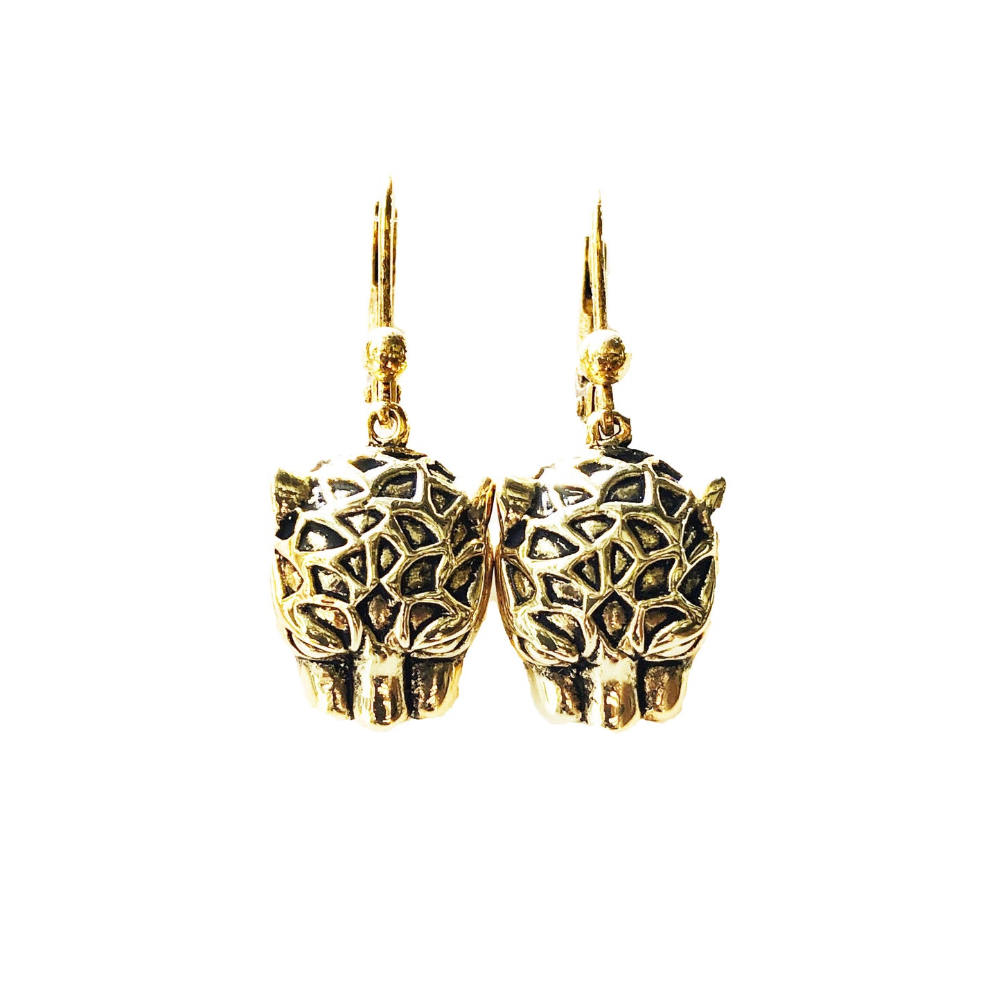 Mini Panther Gold Earrings