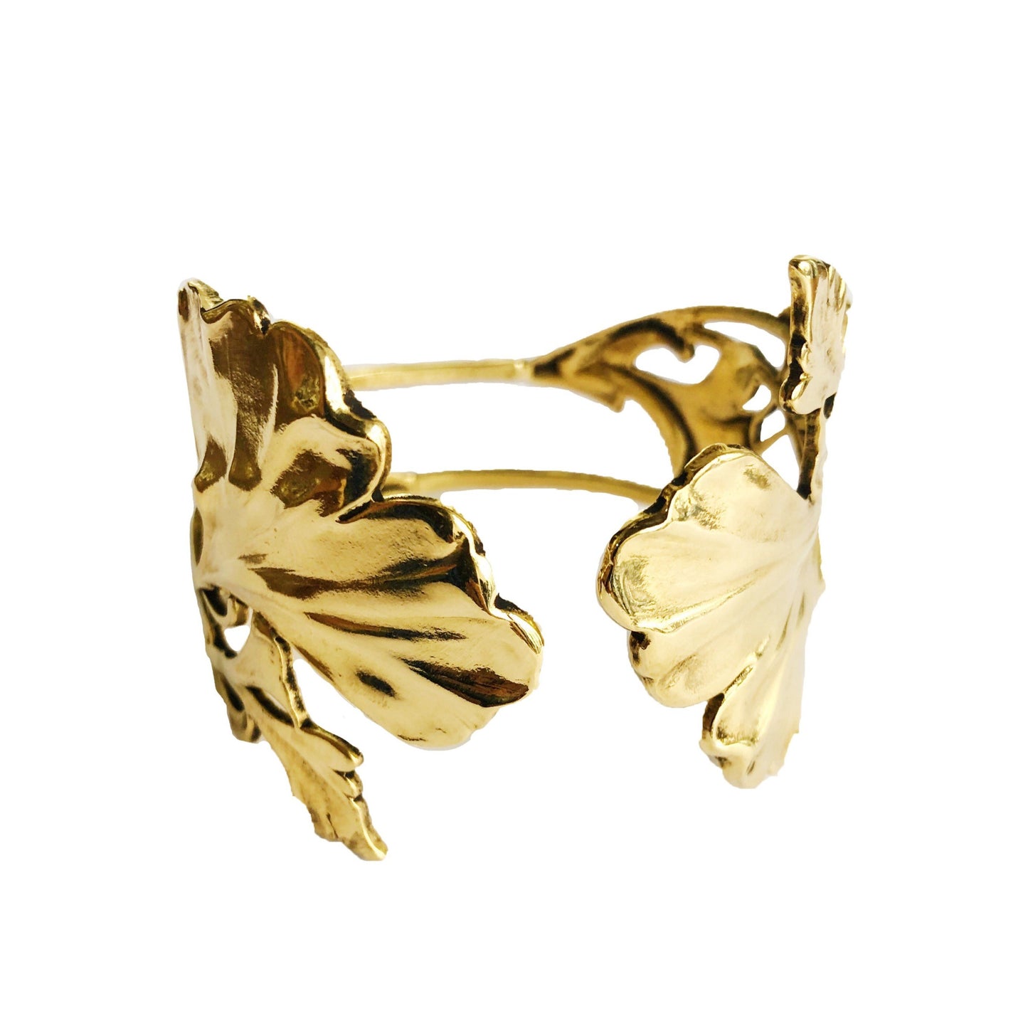 Ginkgo Gin Gold Bracelet