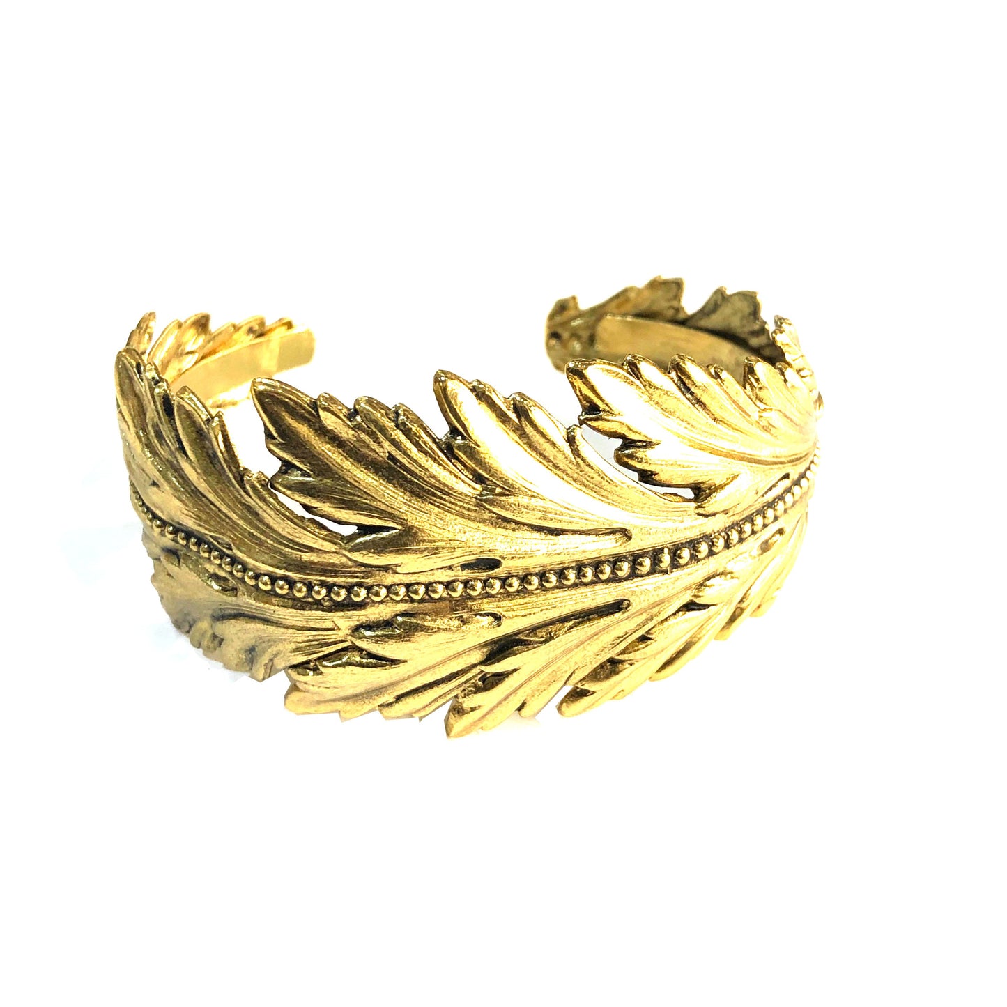 Coco Feather Gold Bracelet