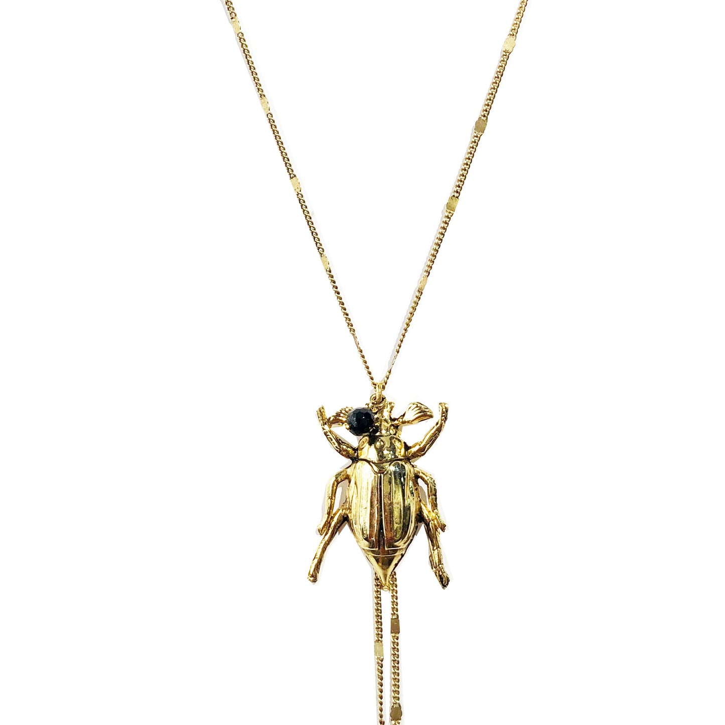 NECKLACE SCARABEE DORE