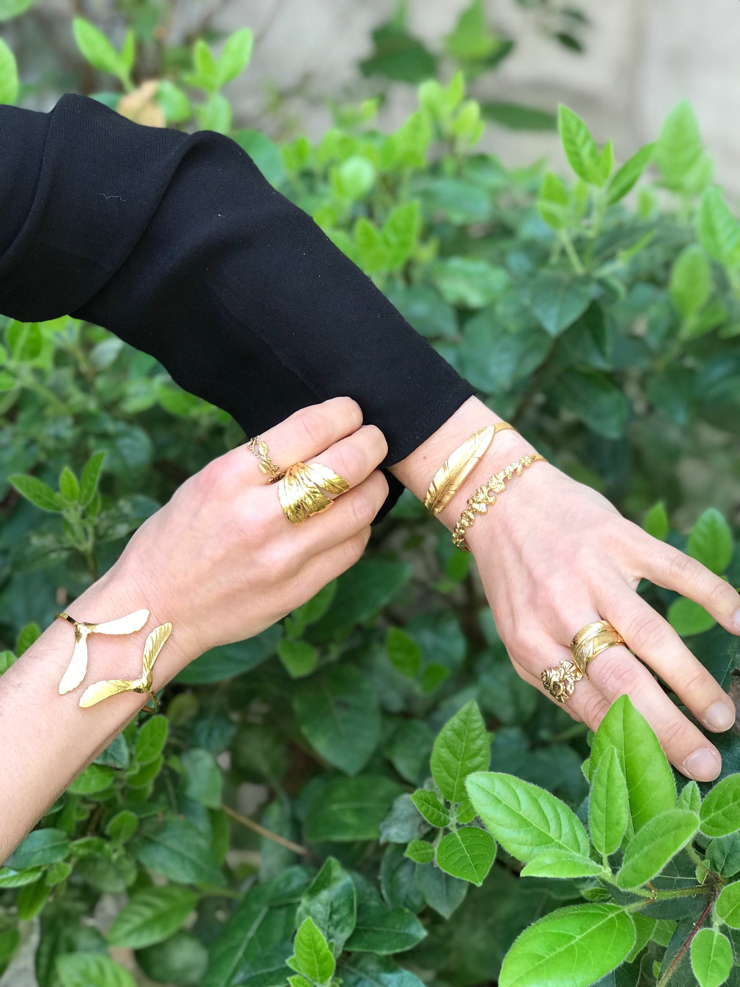 Gold Flower Knot Bracelet