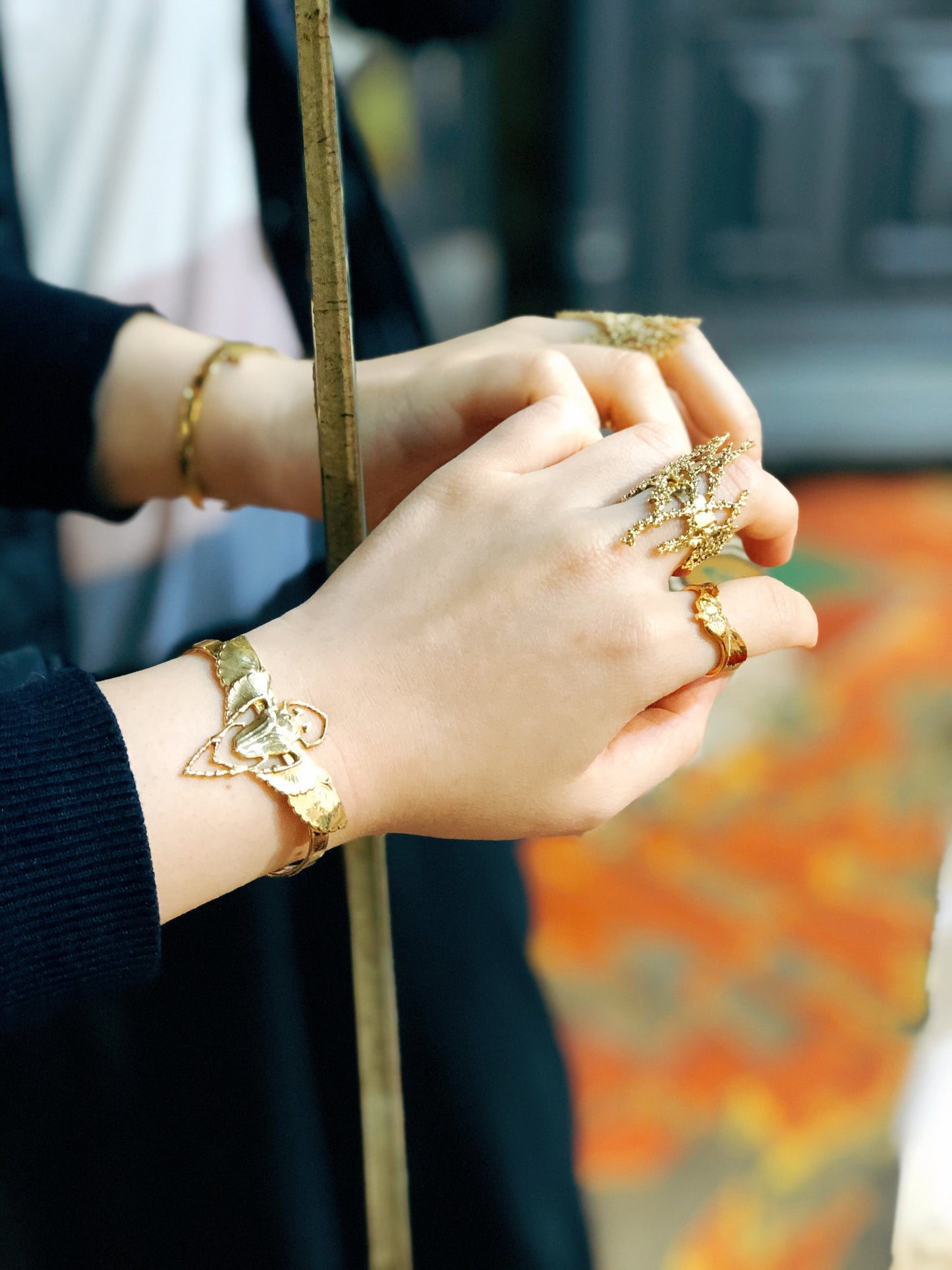 Golden Beetle Bracelet