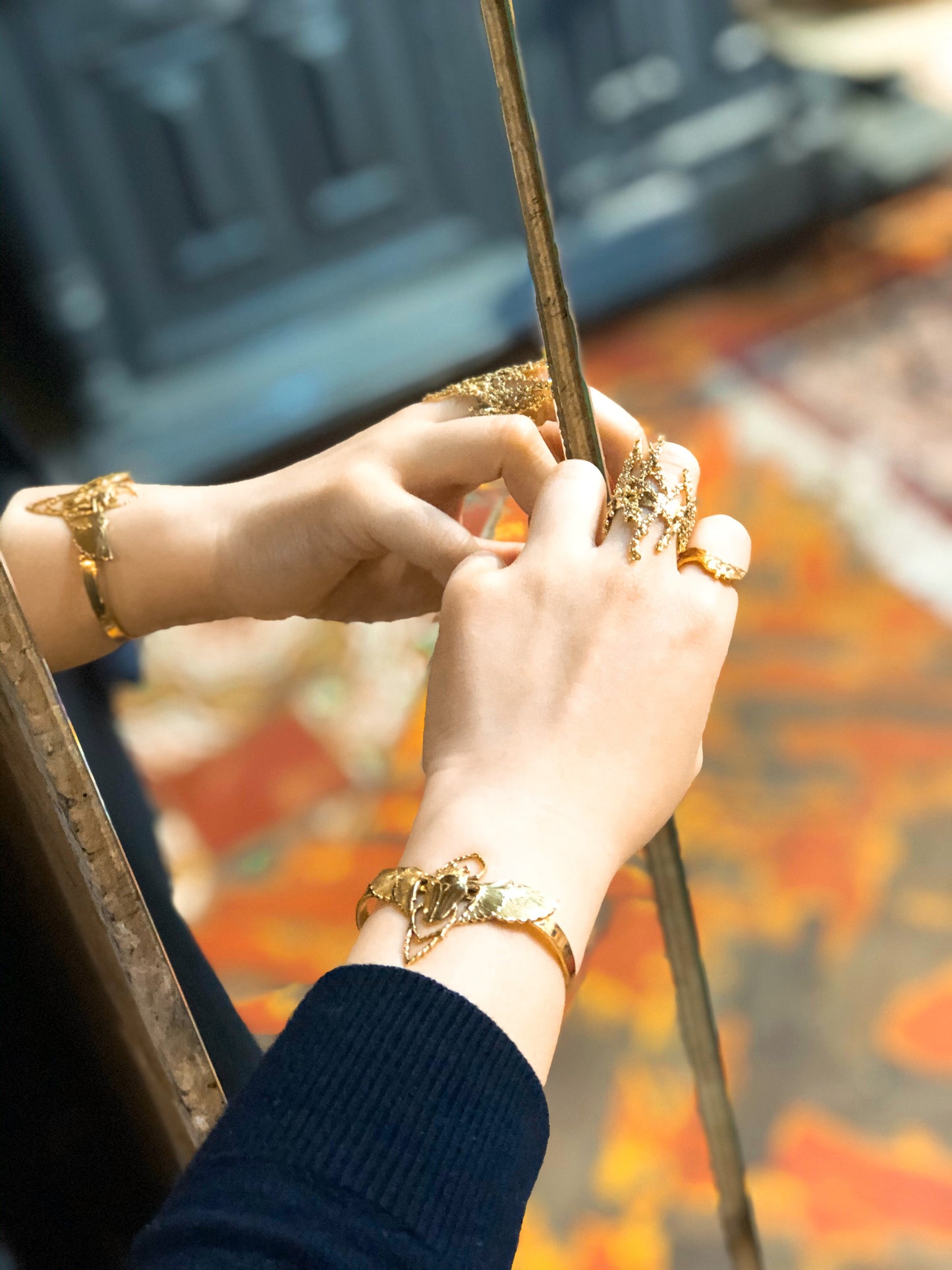 Golden Beetle Bracelet