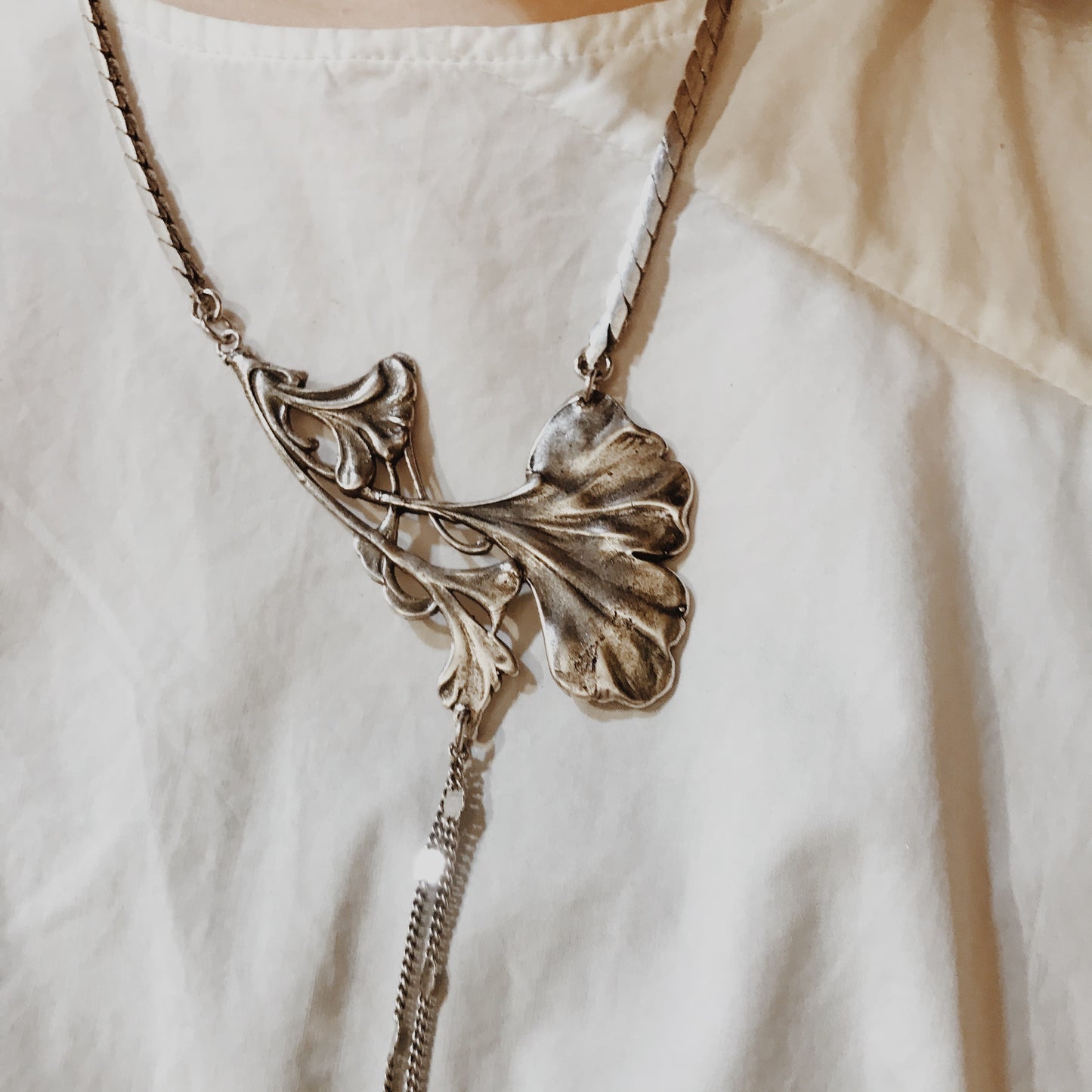 Ginkgo Gin necklace