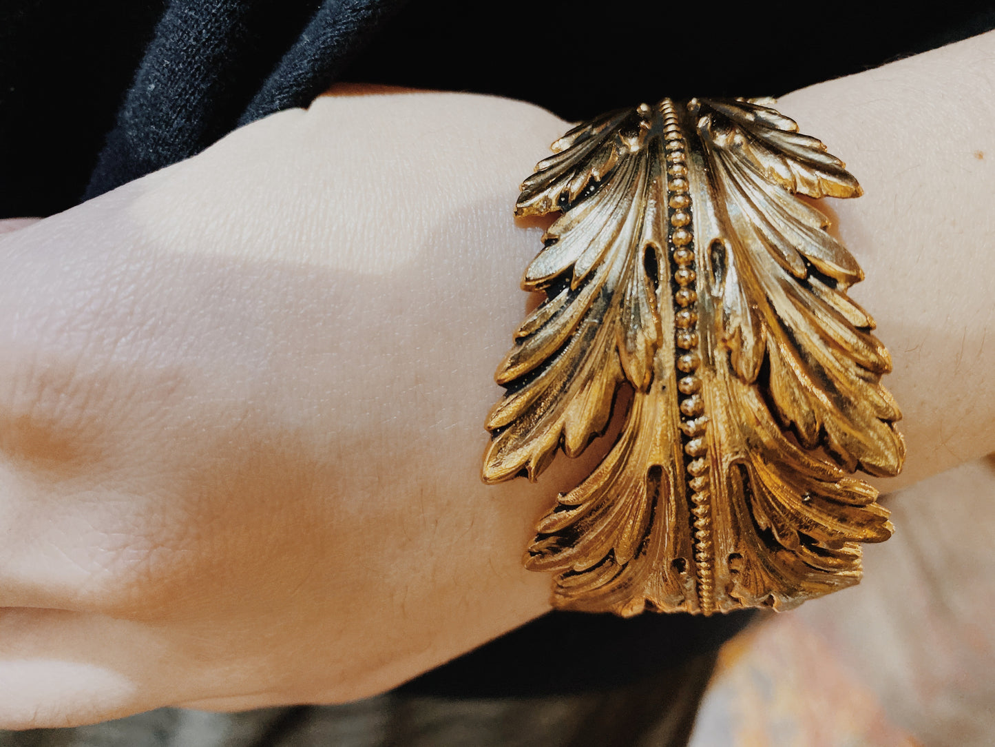 Coco Feather Gold Bracelet